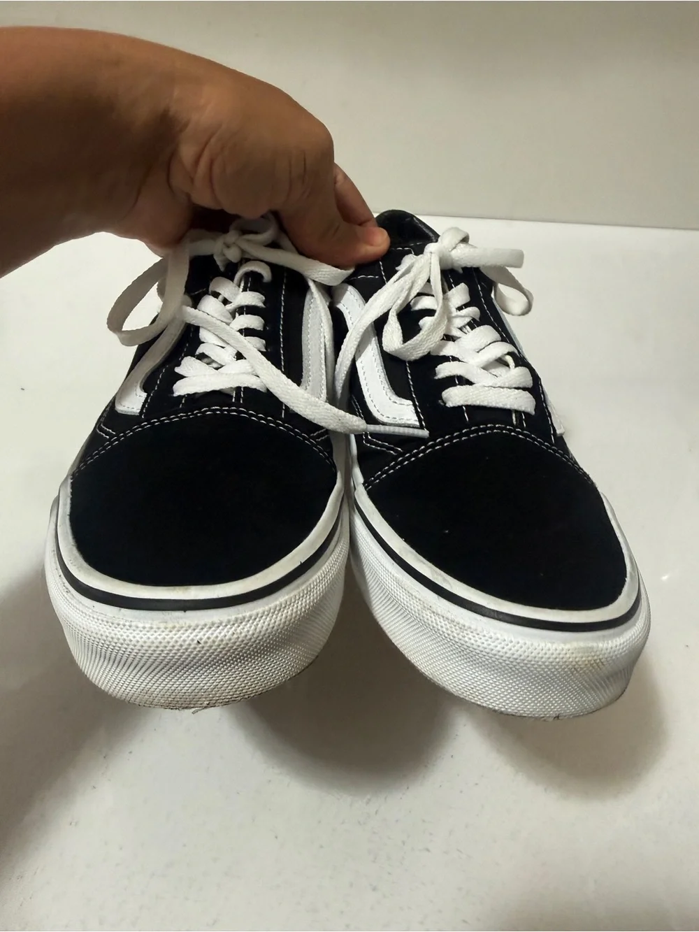 Classic Black and White Skate Sneakers new without box